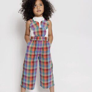 Pepper Kids Gingham Mickey Mouse Rainbow Check Plaid Overalls Disneybounding 2/3